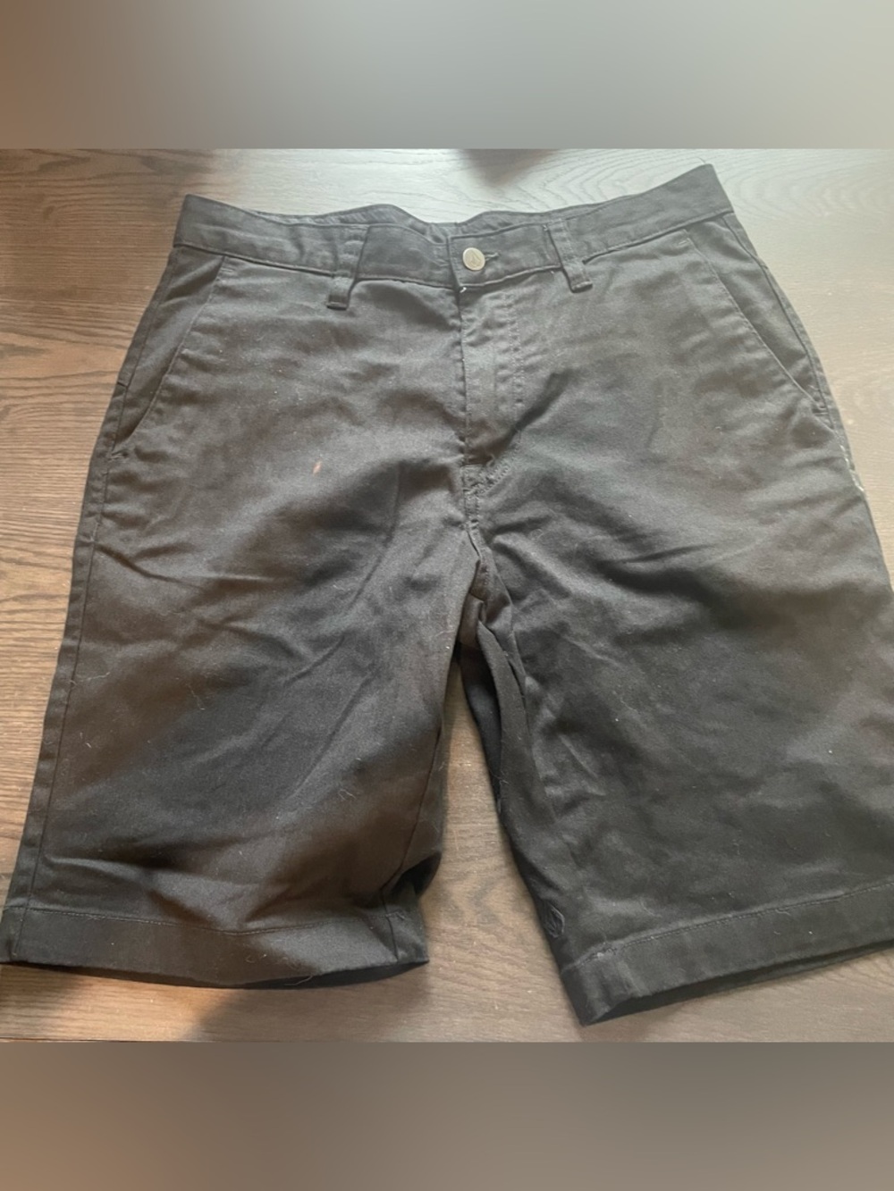 Volcom black stretch shorts size 32